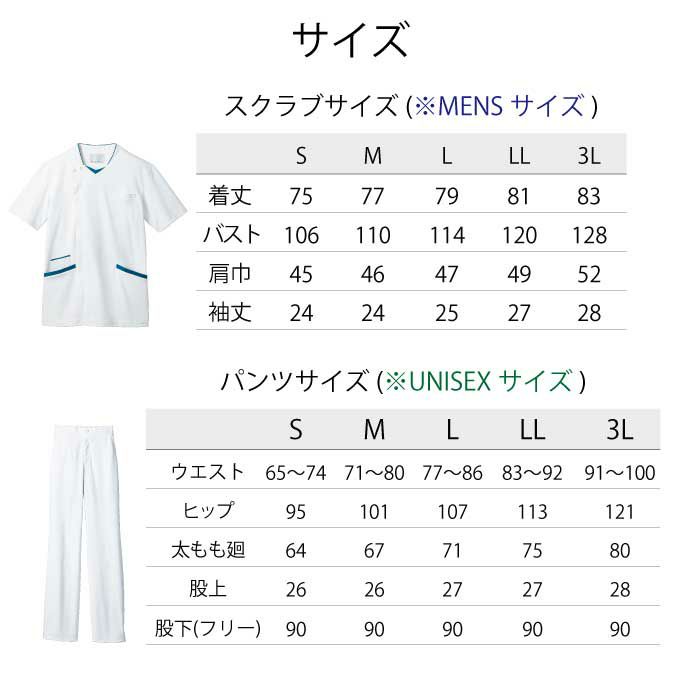 サイズはS~3L
